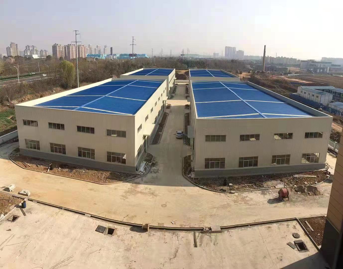 光谷东葛店开发区带行吊钢构厂房4500㎡（单栋1500㎡）、单栋综合楼（6层 每层1100㎡）房东直租