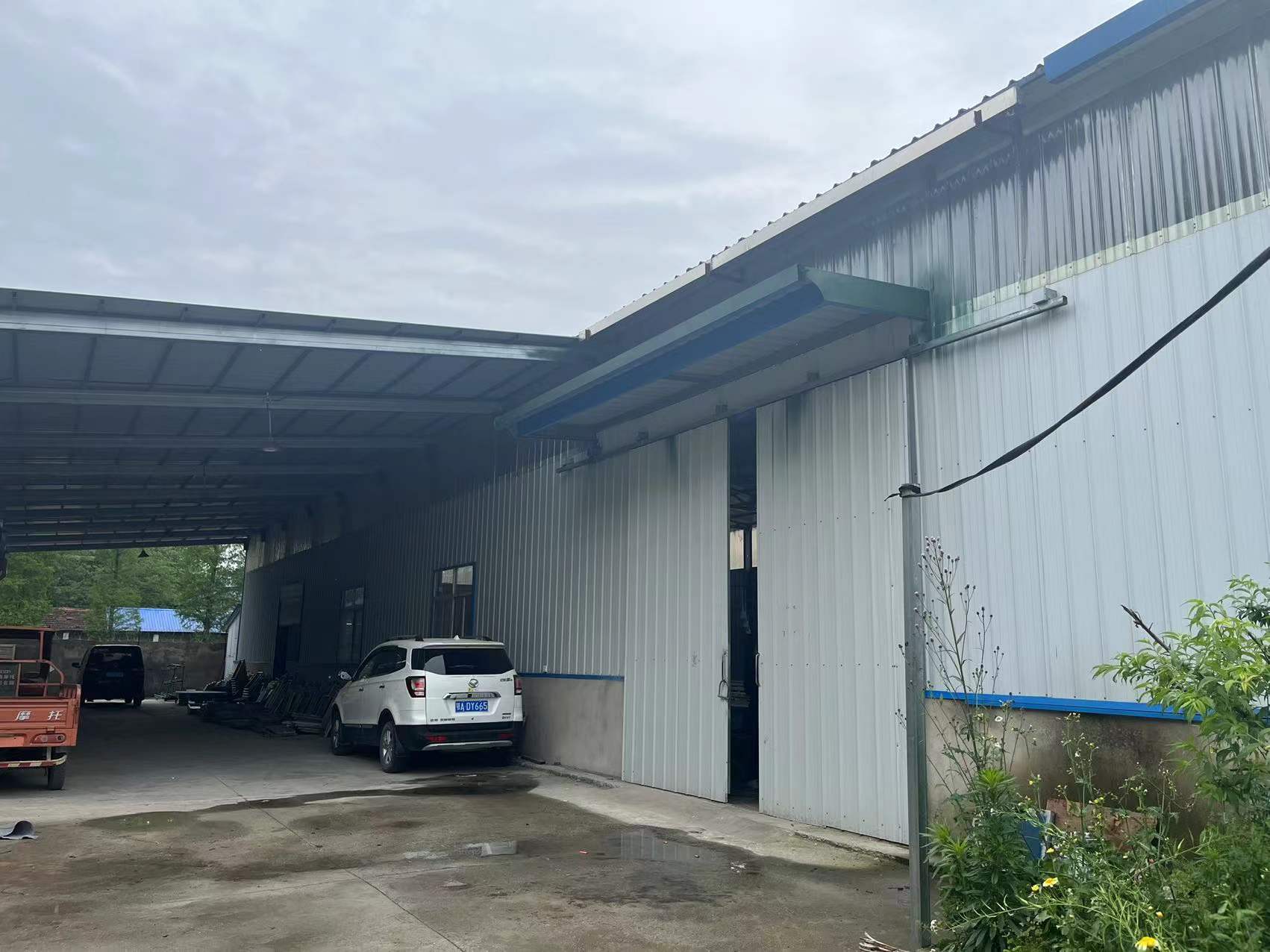 （房东直租）汉川近市区钢结构厂房优价出租