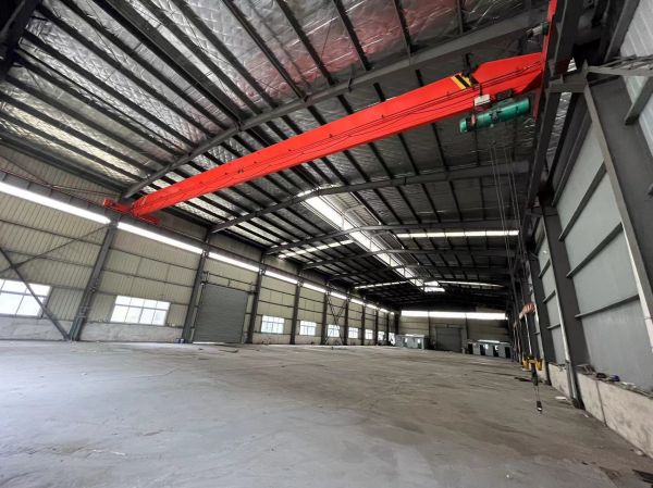 武汉周边汉川标准钢构厂房仓库优价出租